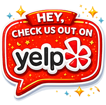 hey check us out on yelp
